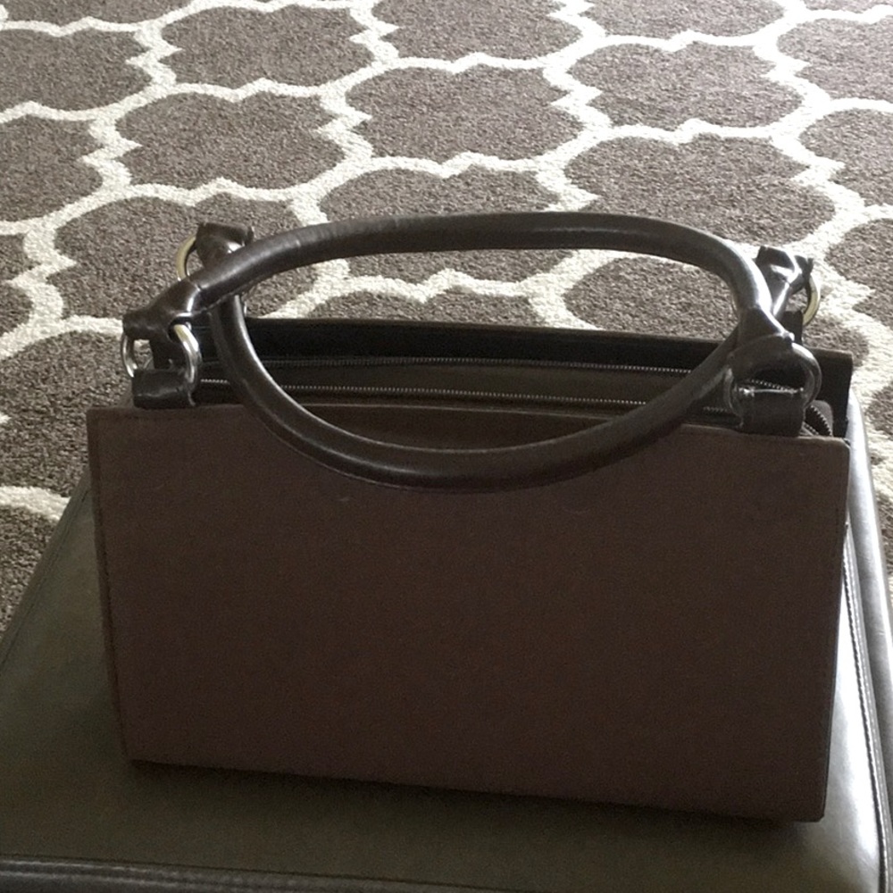 Miche Classic Base Bag BROWN Straps Carabiners Retired Handbag Purse